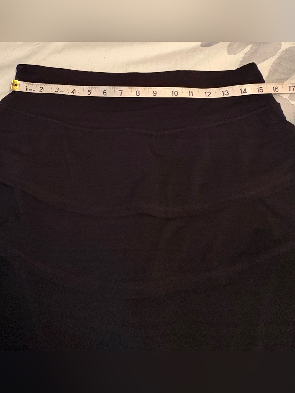 Ideology Black Tiered Ruffle Mini Skirt/Skort - Picture 5 of 7